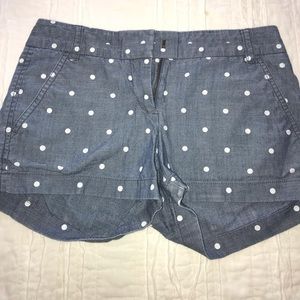 JCrew Polkadot Short